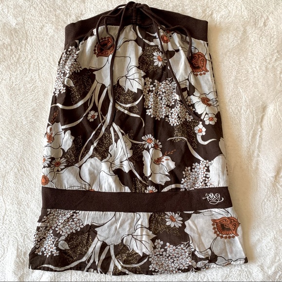 🧁 3 for $25 Roxy Floral tube top size XS - Picture 1 of 7